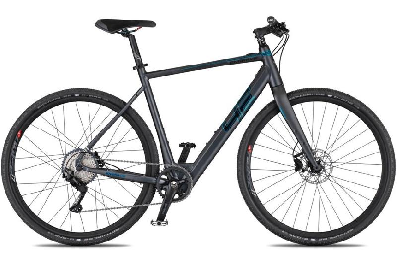 Elektrokolo 4ever 3486 engrave flat barva titan  metal blue