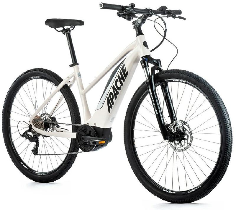 APACHE MATTA 3 Bosch MTB barva BÍLÁ 2023 kola 28 baterie 13,4 Ah