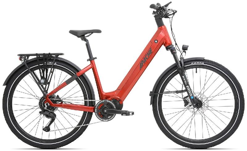 APACHE Rio Grande 3 MX 720 Wh barva ČERVENÁ 2026 kola 27,5 baterie 15 Ah