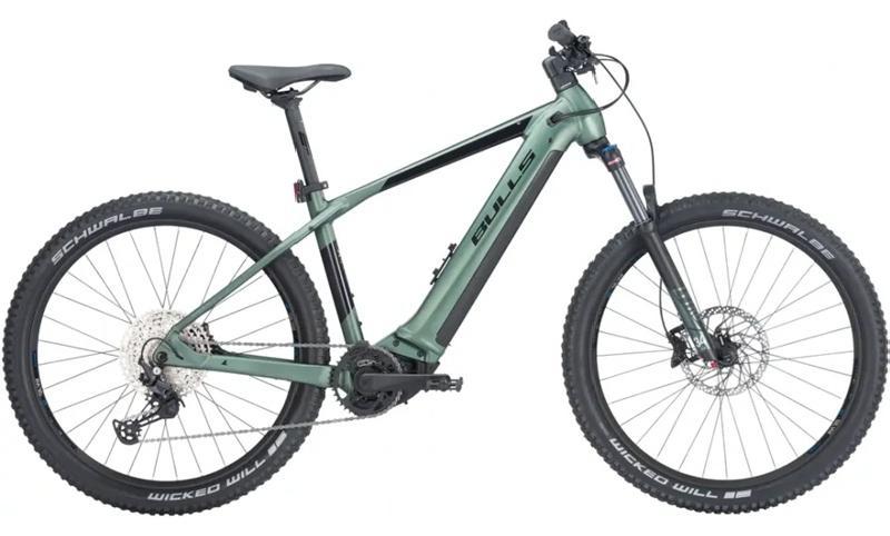 BULLS Copperhead EVO 3 barva EMERALD GREEN MAT - PŘEDVÁDĚCÍ KOLO č.20 2023 kola 27,5 baterie 20,8 Ah