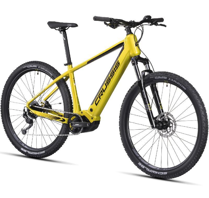 CRUSSIS e-Largo 7.10-(720 Wh) barva ŽLUTÁ ČERNÁ - PŘEDVÁDĚCÍ KOLO č.26 2025 kola 29 baterie 20 Ah