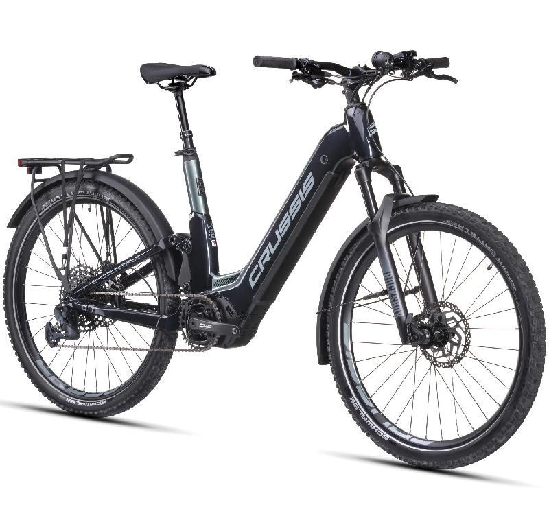 CRUSSIS e-Country full 10.10-(720 Wh) barva ŠEDÁ ČERNÁ - PŘEDVÁDĚCÍ KOLO č.30 2025 kola 27,5 baterie 20 Ah