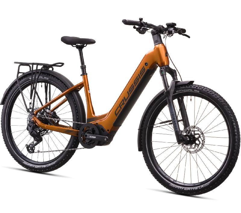 CRUSSIS e-Country 10.11-(715 Wh) barva METALICKÁ MĚDĚNÁ CIHLOVÁ 2026 kola 27,5 baterie 19,88 Ah