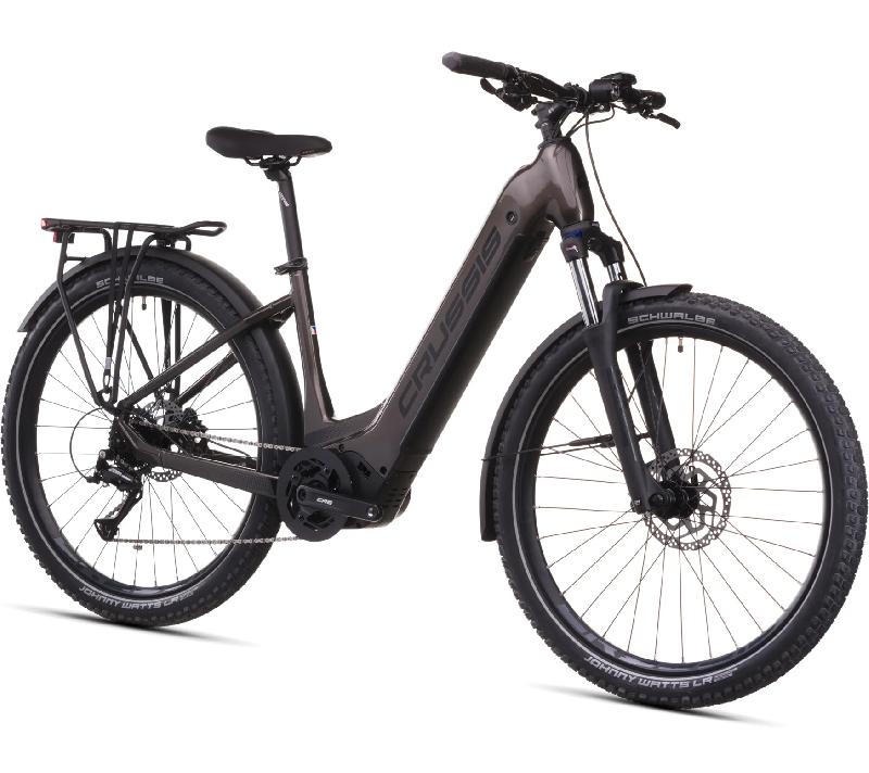 CRUSSIS ONE-Country 7.11-(715 Wh) barva METALICKÁ TEMNÁ ŠEDÁ 2026 kola 27,5 baterie 19,88 Ah