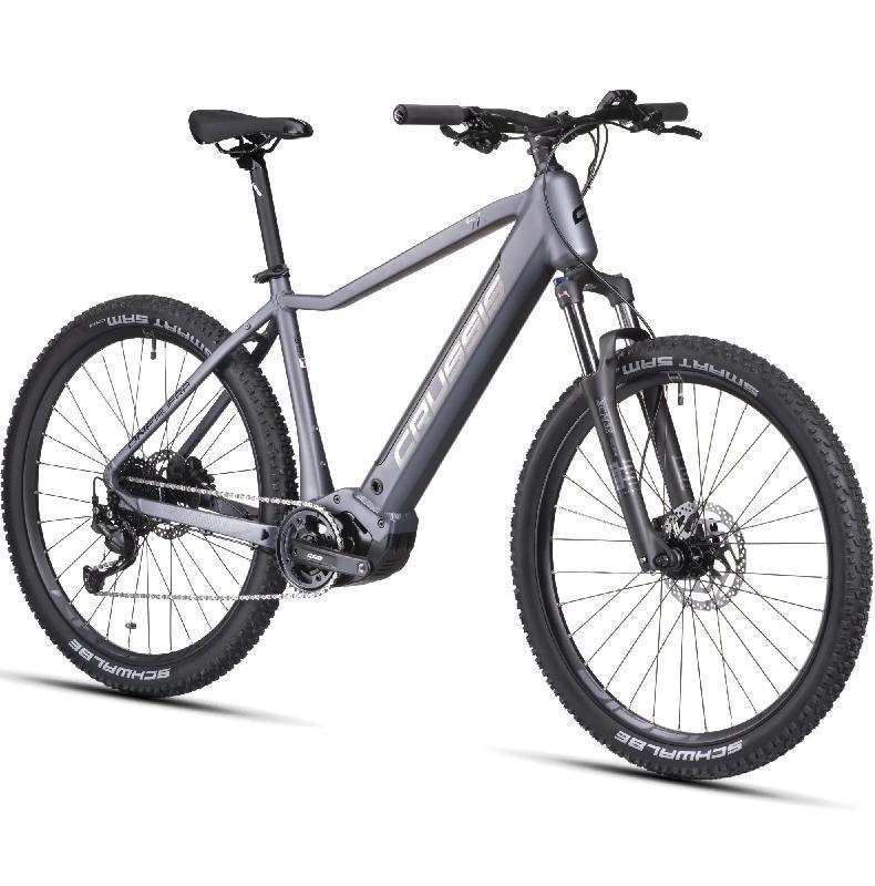 CRUSSIS ONE-Guera 7.10-(720 Wh) barva ŠEDÁ - PŘEDVÁDĚCÍ KOLO č.24 2025 kola 27,5 baterie 20 Ah