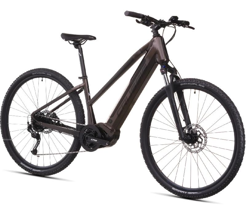 CRUSSIS e-Cross low 7.11-(691 Wh) barva ANTRACITOVÁ ČERNÁ 2026 kola 28 baterie 19,2 Ah