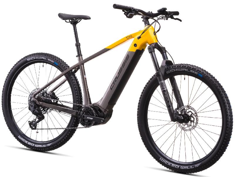 CRUSSIS e-Largo 10.11-(894 Wh) barva ŠEDÁ ŽLUTÁ 2026 kola 29 baterie 24,85 Ah