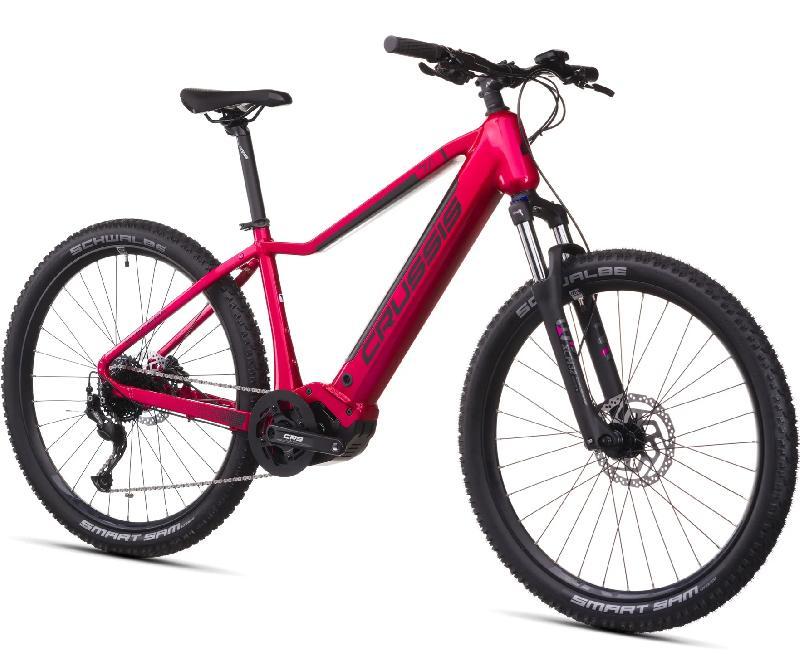 CRUSSIS e-Guera 7.11-(715 Wh) barva ČERVENÁ ČERNÁ - PŘEDVÁDĚCÍ KOLO č.10 2026 kola 27,5 baterie 19,88 Ah