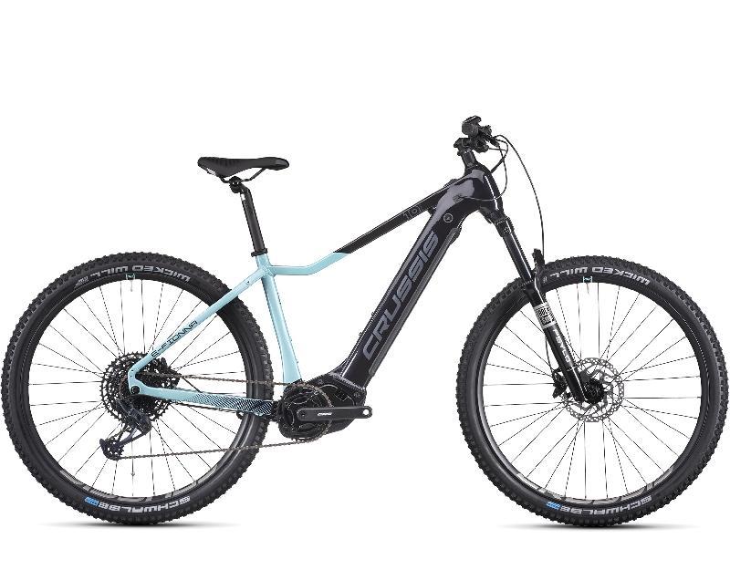 Elektrokolo crussis 3937 e fionna 10 10 720 wh barva cerna tyrkysova   predvadeci kolo c 11 1