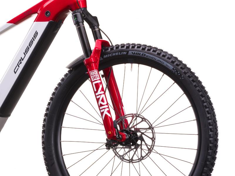 Elektrokolo crussis 3996 e hard 10 11 pro 715 wh barva stribrna   cervena 4