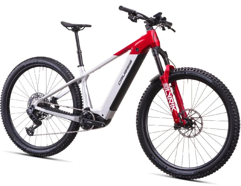 Elektrokolo crussis 3996 e hard 10 11 pro 715 wh barva stribrna   cervena