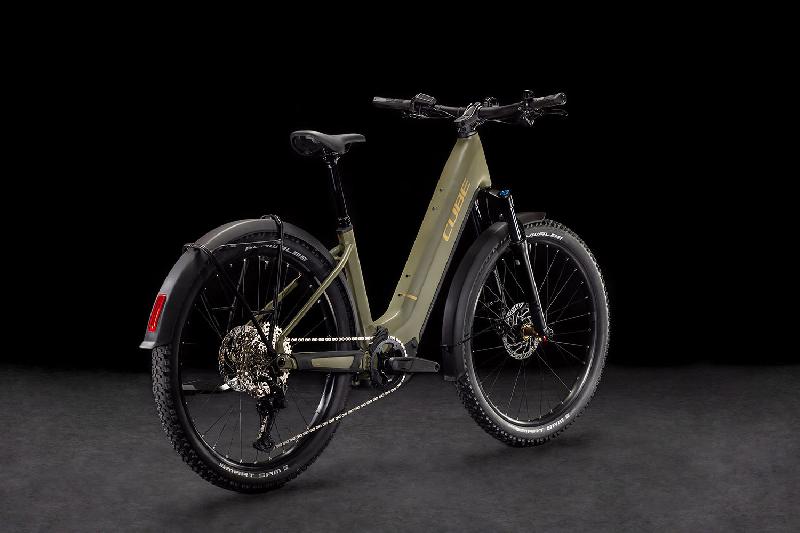 Elektrokolo cube 3561 reaction hybrid pro 800 easy entry allroad barva dustyolive n gold 1