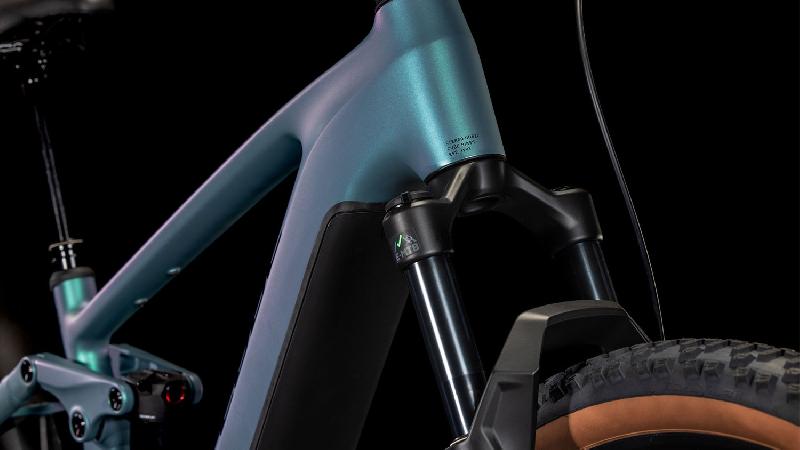 Elektrokolo cube 3567 stereo hybrid one22 race 800 barva smaragdgrey n black 2