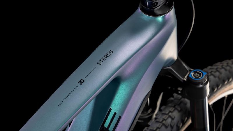 Elektrokolo cube 3567 stereo hybrid one22 race 800 barva smaragdgrey n black 6