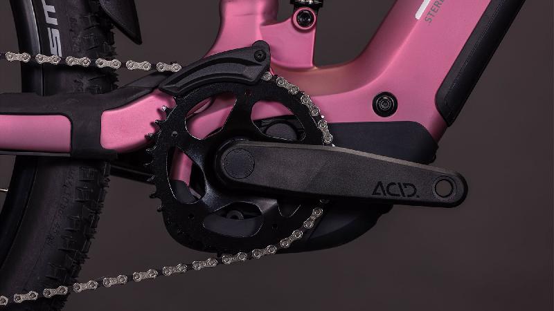 Elektrokolo cube 3664 stereo hybrid one22 race 800 barva shiftblush n black 4