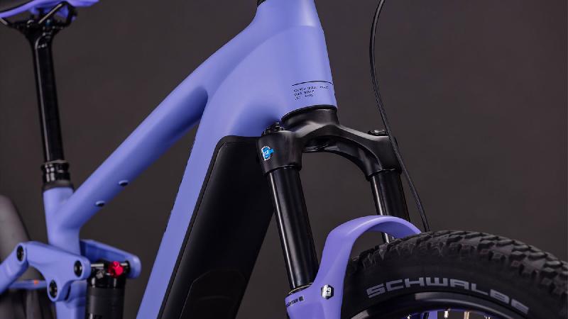 Elektrokolo cube 3696 stereo hybrid one22 pro 800 barva lucidlilac n lime 5