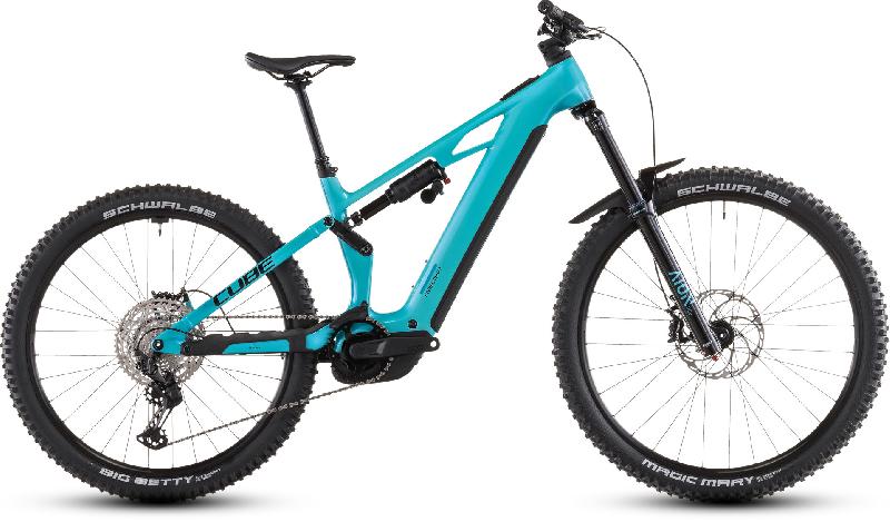 CUBE Stereo Hybrid ONE77 HPC RACE 800 barva SWIMMINGPOOL N BLACK 2026 kola 29/27,5 baterie 22,22 Ah