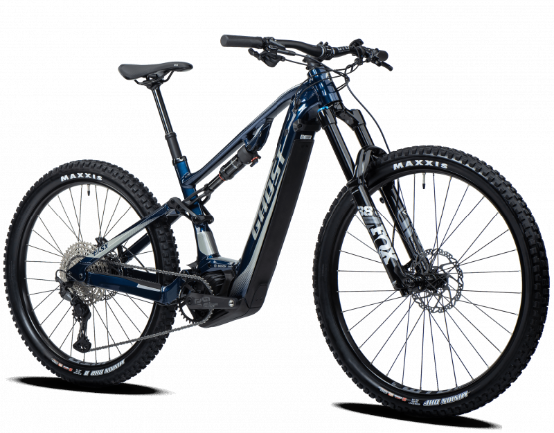 GHOST E-ASX 160 Advanced B750 barva Navy Blue/Pearl Light Grey 2022 kola 27,5