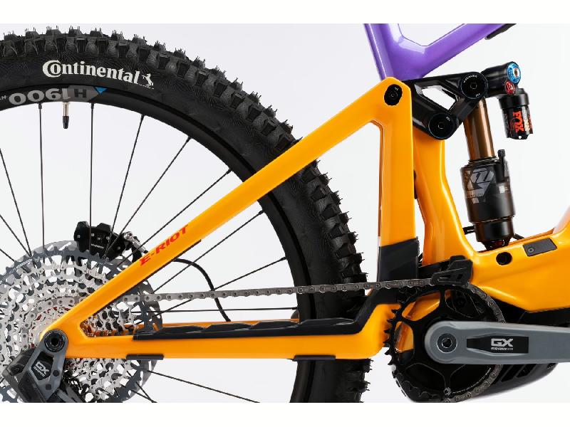 Elektrokolo ghost 2811 e riot cf full party barva orange dazzling mango diva purple glossy 2