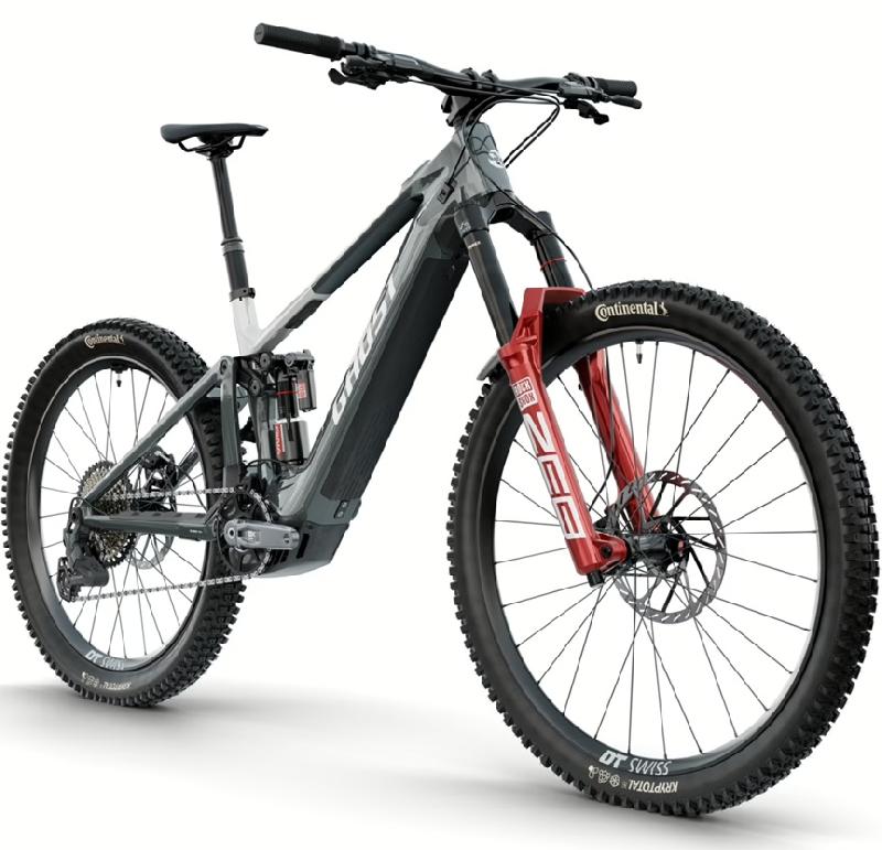 GHOST E-Riot CF Full Party barva CARBON BLUE / PURE ELEGANCE GLOSSY 2026 kola 29/27,5 baterie 22,22 Ah