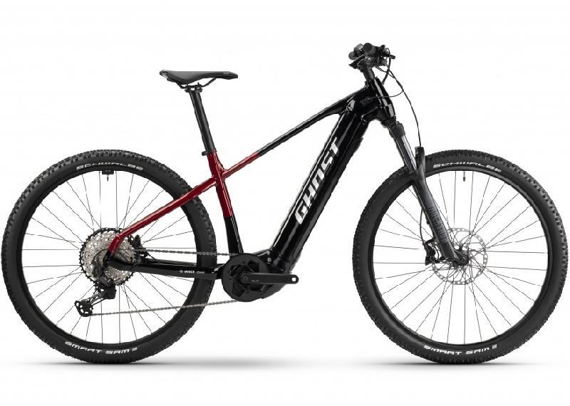 GHOST E-Teru Pro barva BLACK/RED - PŘEDVÁDĚCÍ KOLO č.35 2024 kola 27,5 baterie 20,8 Ah