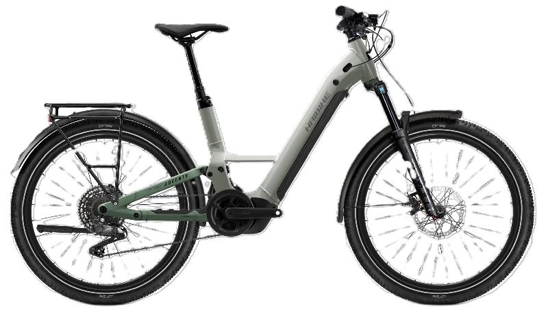 HAIBIKE ADVENTR 4 barva GREY/BAMBOO GREEN 2027 kola 27,5 baterie 16,6 Ah