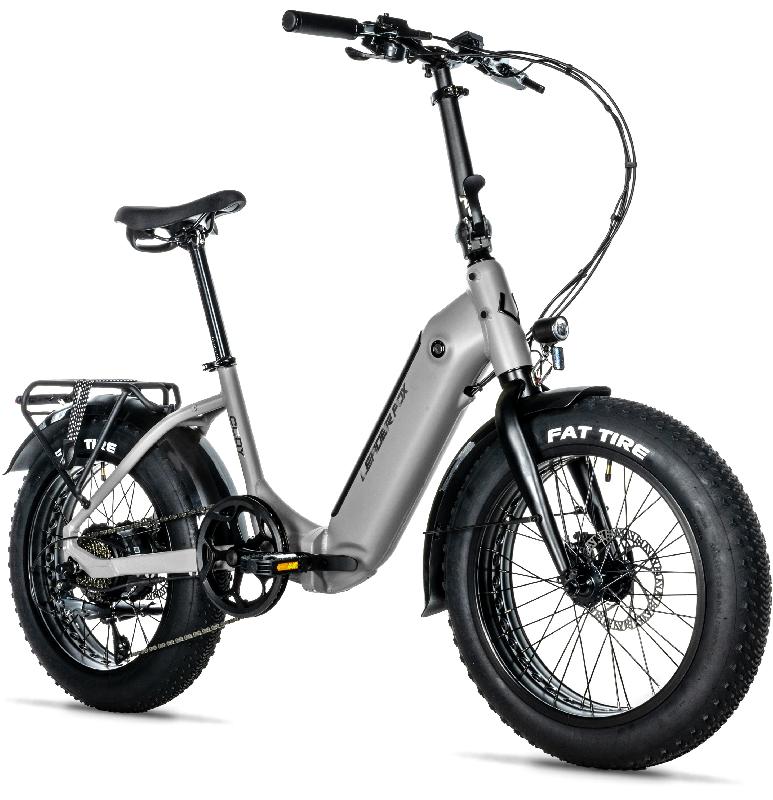 LEADER FOX CODY FAT BIKE barva GREY 2025 kola 20 baterie 16 Ah