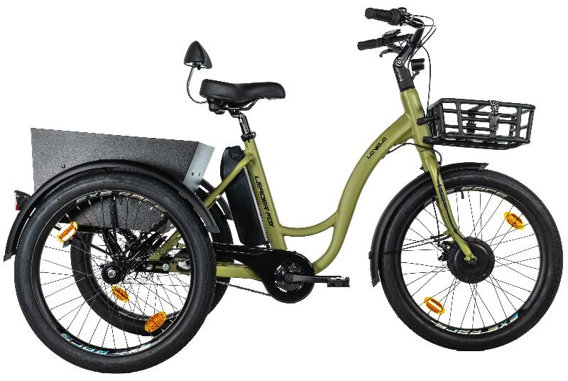 Elektrokolo leader-fox 3860 elektrotrikolka lovelo barva military 1