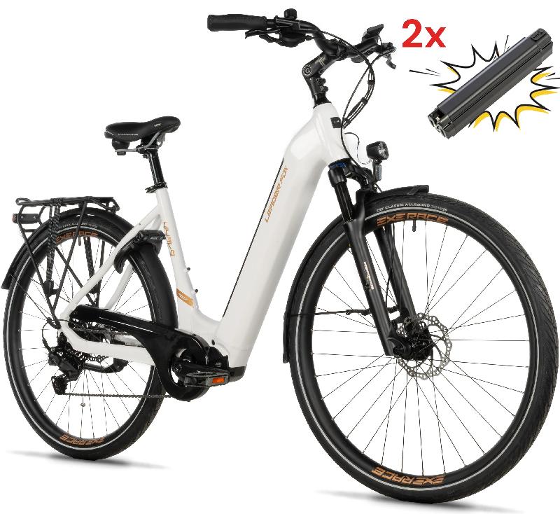 LEADER FOX VIVALO 28 barva WHITE SKINY 2026 kola 28 baterie 12,86 Ah