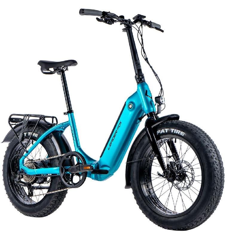 LEADER FOX CODY FAT BIKE barva MODRÁ 2024 kola 20 baterie 16 Ah