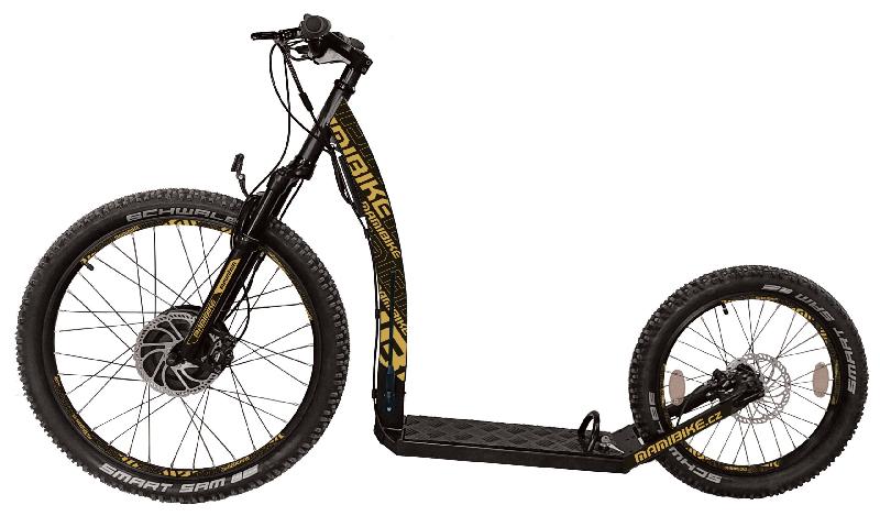 Elektrokoloběžka mamibike 609 mountain 2022 250w barva gold