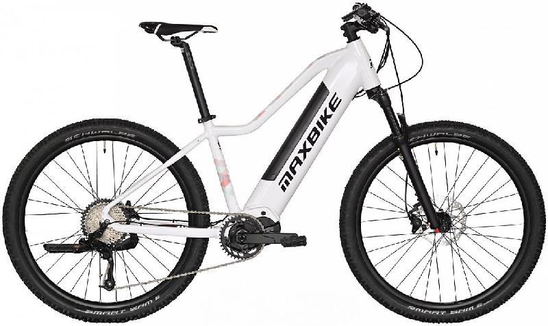 MAXBIKE FREYA 2.0 barva BÍLÁ 2024 kola 27,5 baterie 20 Ah