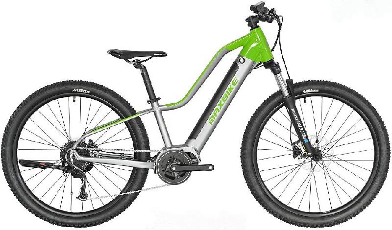 MAXBIKE LOKI barva ZELENÁ 2024 kola 27,5 baterie 14 Ah