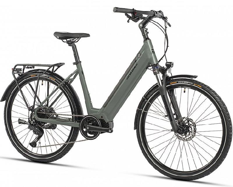 MAXBIKE URBEA 26 barva PEARL SEA GRAY 2026 kola 26 baterie 17,5 Ah