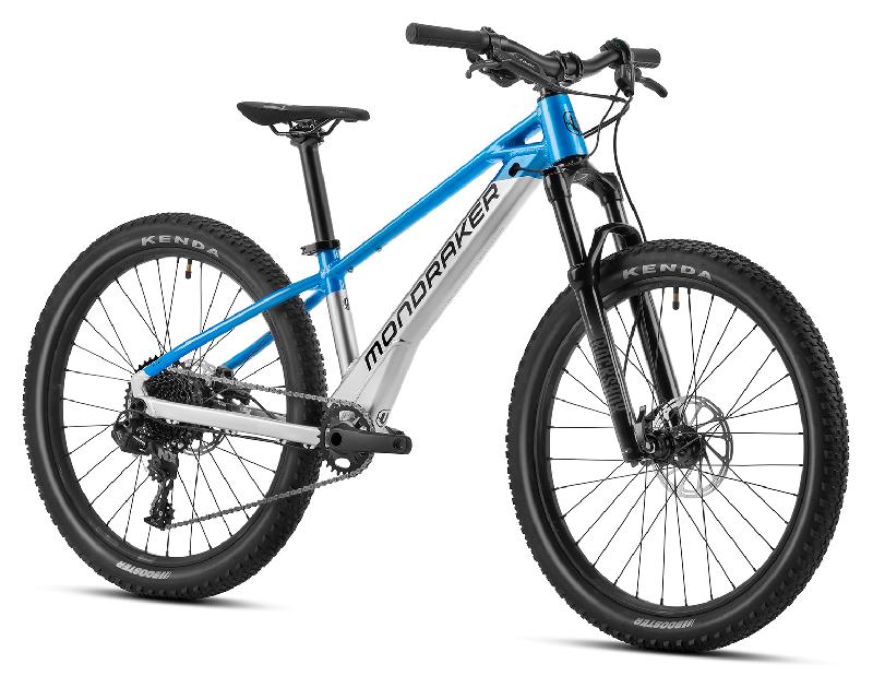 MONDRAKER PLAY 24 barva RACING SILVER BLUE MARLIN 2023 kola 24 baterie 7 Ah