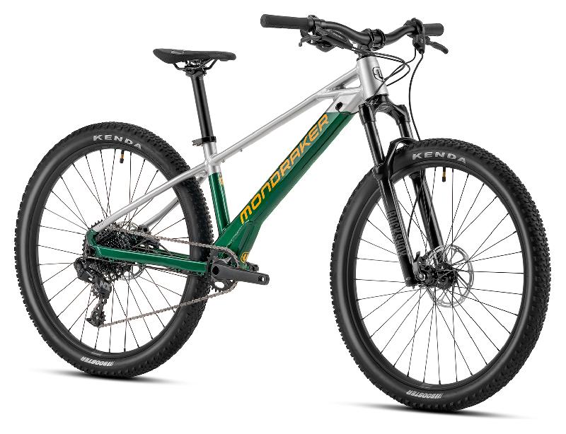 MONDRAKER PLAY 26 barva RACING GREEN SILVER 2023 kola 26 baterie 7 Ah