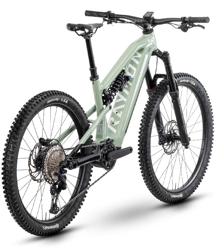 RAYMON Trailray 180 Pro barva GREEN / MINT / BLACK / COTTON 2025 kola 29 baterie 22,22 Ah