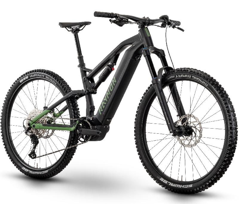 RAYMON Trailray 150 barva BLACK / RESEDA GREEN / CITRON 2025 kola 29 baterie 20 Ah