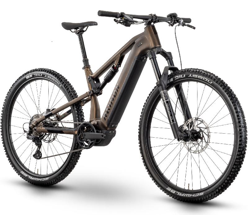 RAYMON Trailray 120 Pro barva BROWN / TENMOKU / BLACK / GREEN 2025 kola 29 baterie 22,22 Ah
