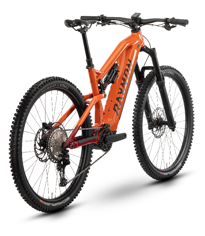 Elektrokolo raymon 4080 trailray 170 pro barva orange tangerine red black   predvadeci kolo c 8 2