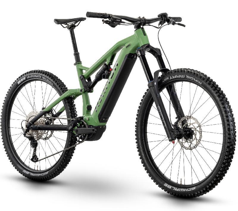 RAYMON Trailray 170 barva RESEDA GREEN / BLACK / VIOLET - PŘEDVÁDĚCÍ KOLO č.39 2025 kola 29 baterie 20 Ah