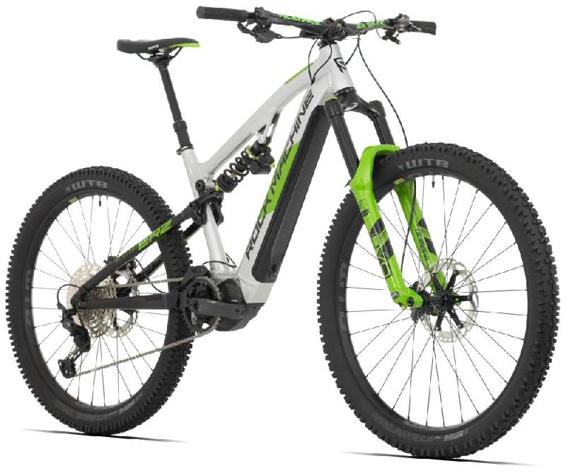 ROCK MACHINE Blizzard INT e90-297 RZ barva GLOSS SILVER/BLACK/GREEN 2022 kola 29 baterie 17,5 Ah