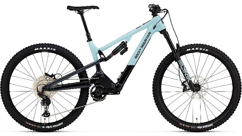 Elektrokolo rocky-mountain 4058 instinct powerplay sl carbon 50 c1 barva black light blue