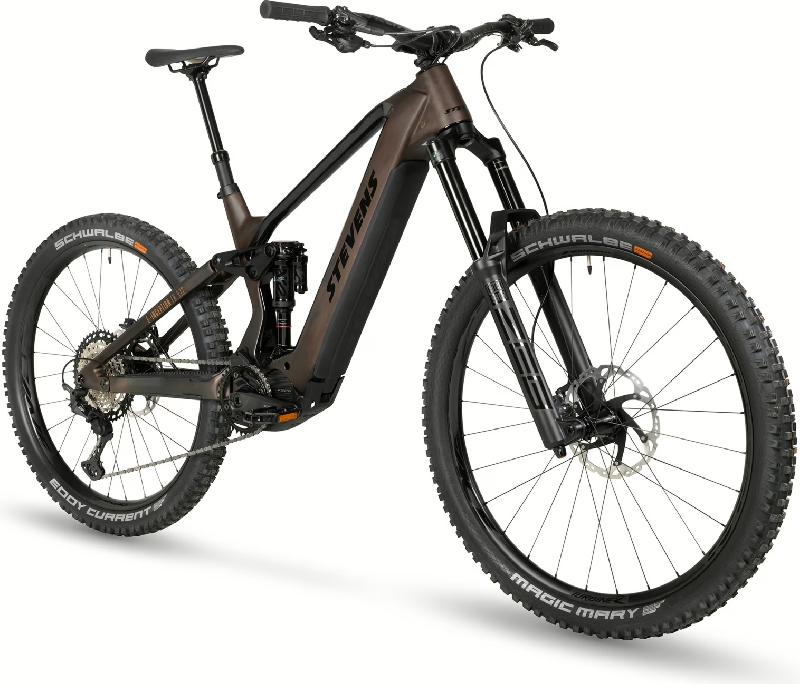 STEVENS E-Inception FR 9.7.2 GTF barva INDUSTRIAL RUST HNĚDÁ 2024 kola 29/27,5 baterie 20 Ah