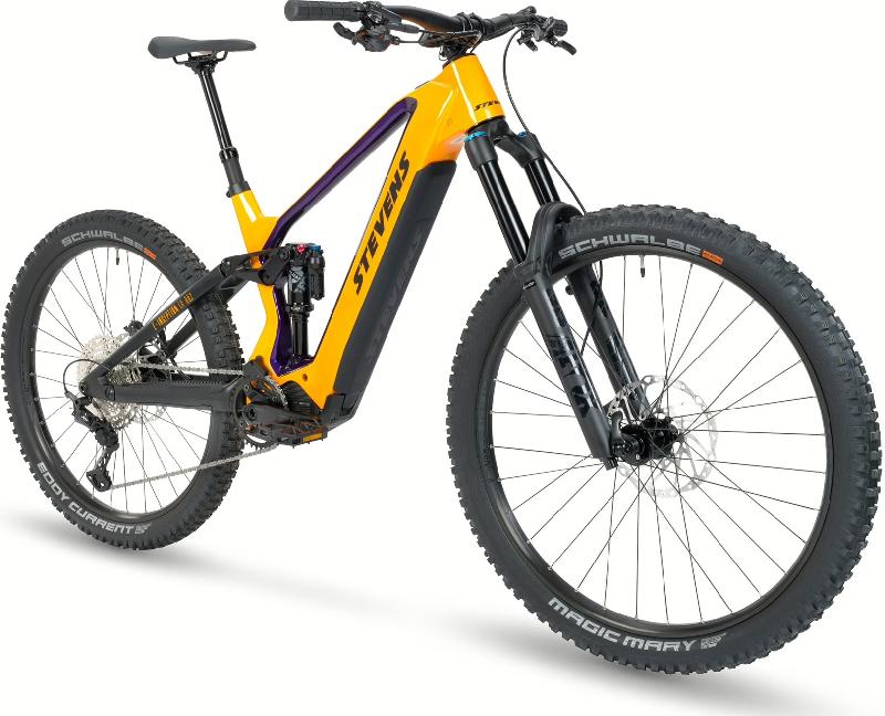 STEVENS E-Inception ED 8.8.2 GTF barva VIBRANT YELOW PURPLE ŽLUTÁ 2025 kola 29/27,5 baterie 22,22 Ah