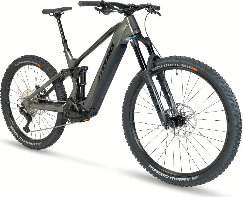 STEVENS E-Inception AM 8.8.2 GTF barva GOLDEN GREY CARBON ŠEDÁ 2025 kola 29/27,5 baterie 22,22 Ah