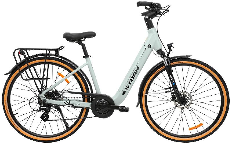 STORM E-Diamond PRO low step HR3 025 504 barva SVĚTLÁ OLIVOVÁ 2025 kola 28 baterie 14Ah Ah